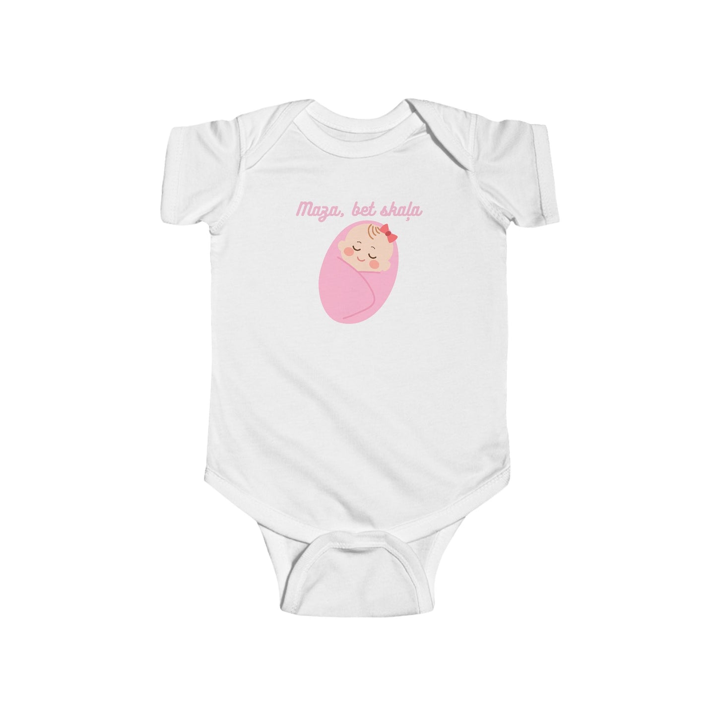 Baby bodysuit with "Small but loud" design