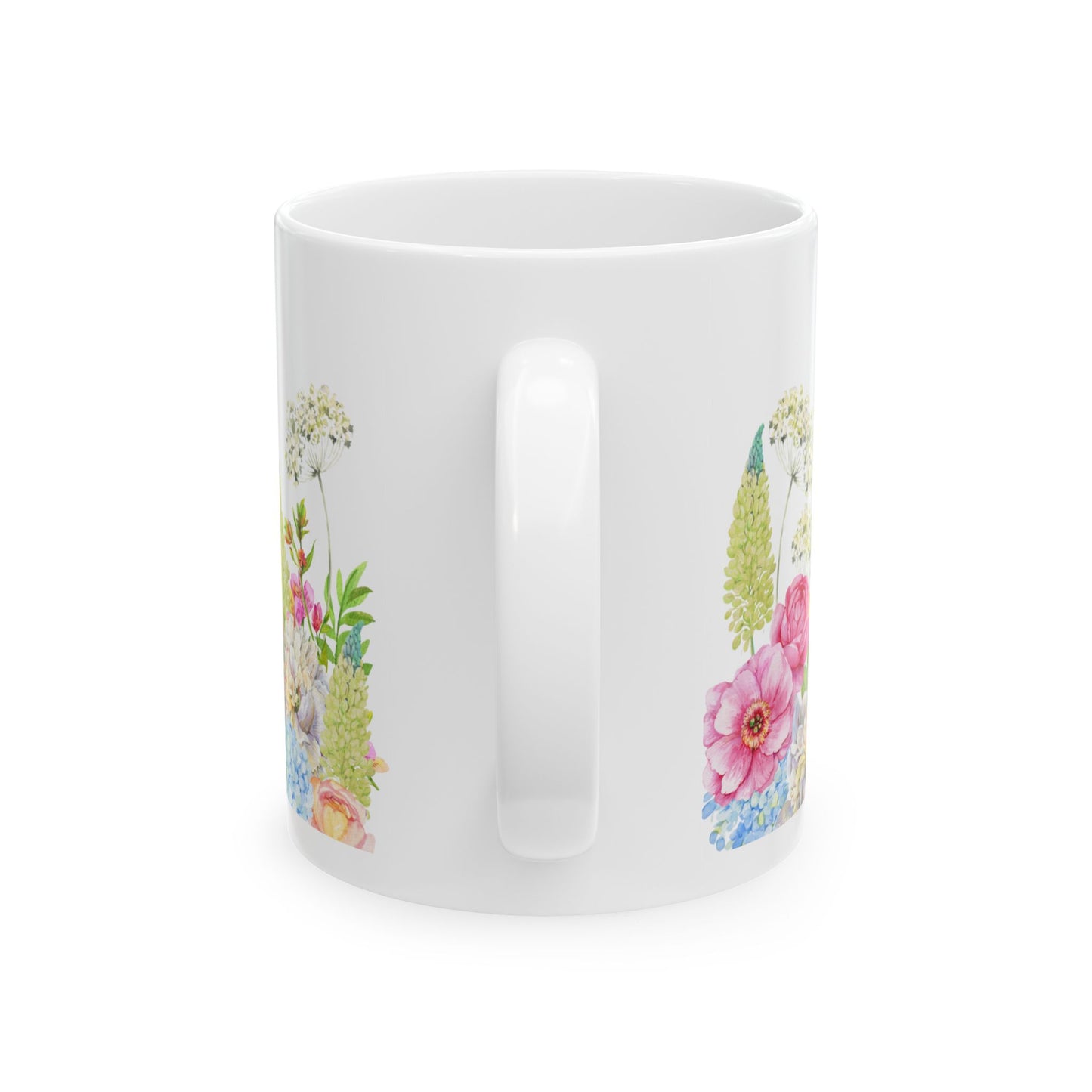World's Greatest Mom flower ceramic mug - a great gift for Mother's Day, birthday or just because! 
