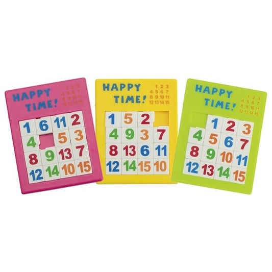 GOKI sliding number puzzle, plastic
