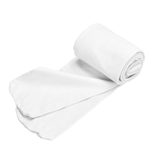 White festive thin tights for children