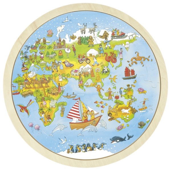 GOKI puzzle - WORLD TRAVEL 