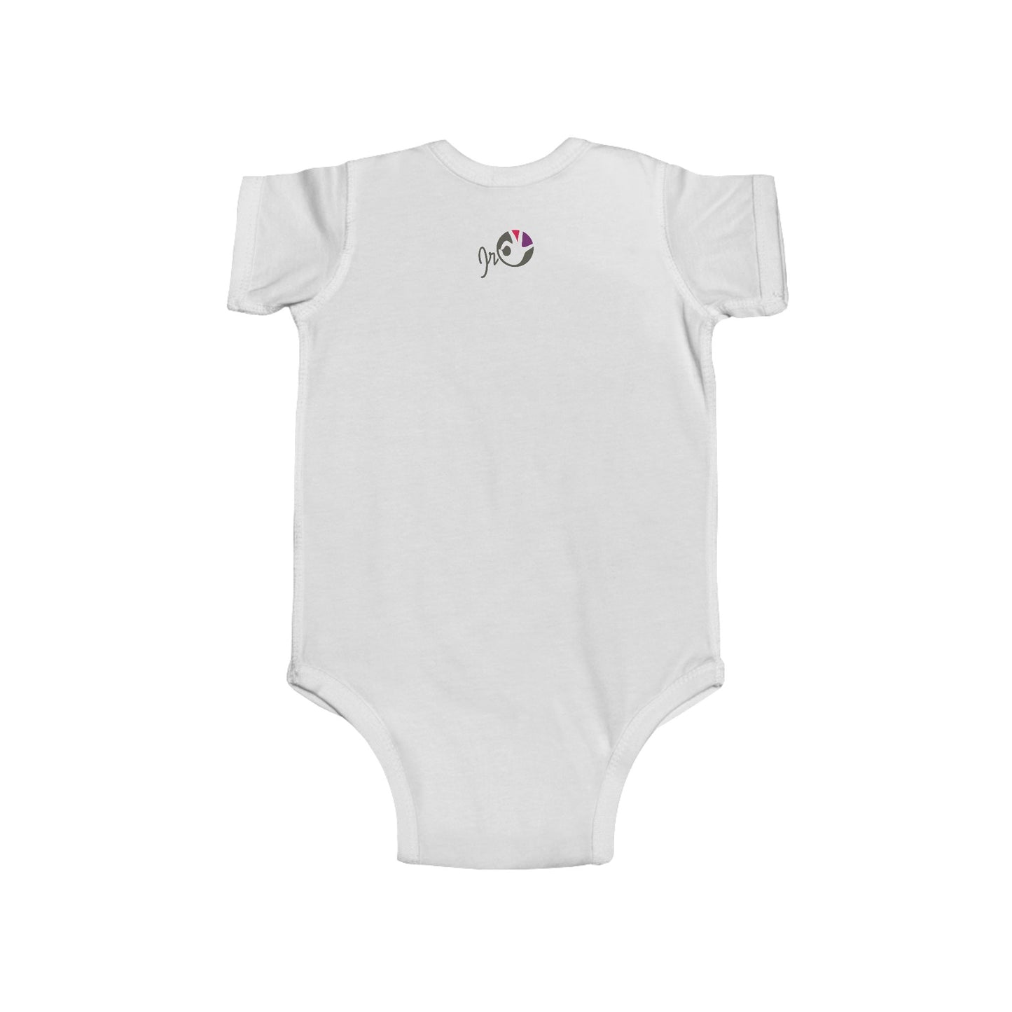 Baby bodysuit with “Teddy Bear with Cake – 1st Birthday” design 