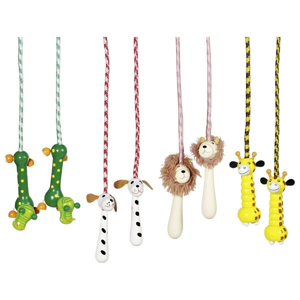 GOKI jump rope with animal motifs