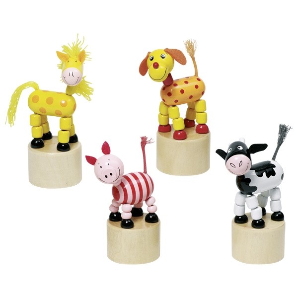 GOKI wooden moving animals