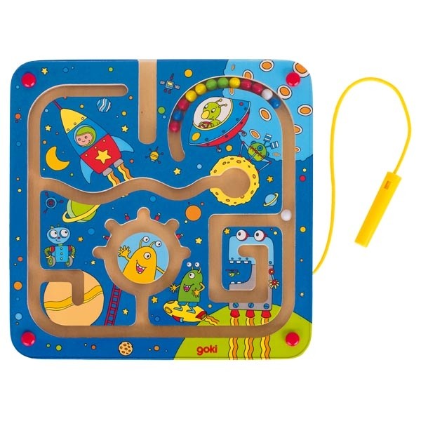 GOKI game, magnetic maze "Space"