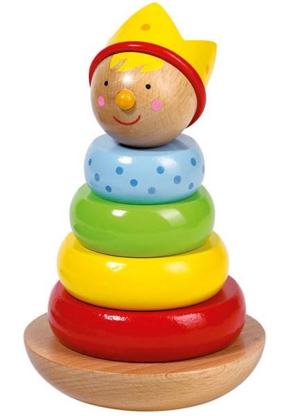 GOKI Wooden Pyramid Prince (6 components) 