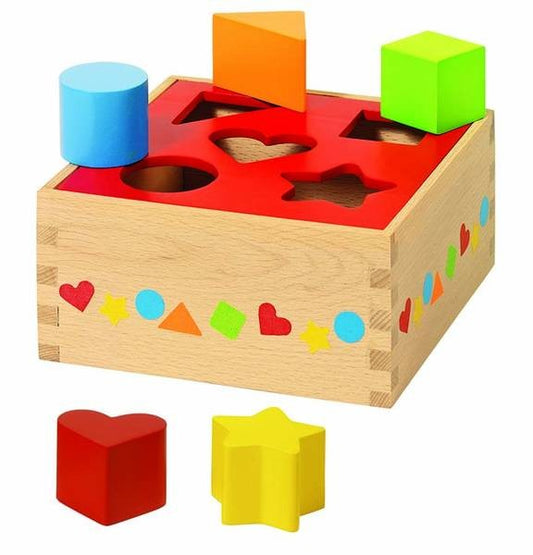 GOKI Wooden Figure Box - 5 shapes 
