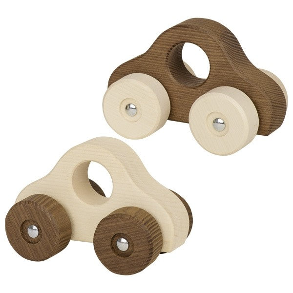 GOKI natural wooden car